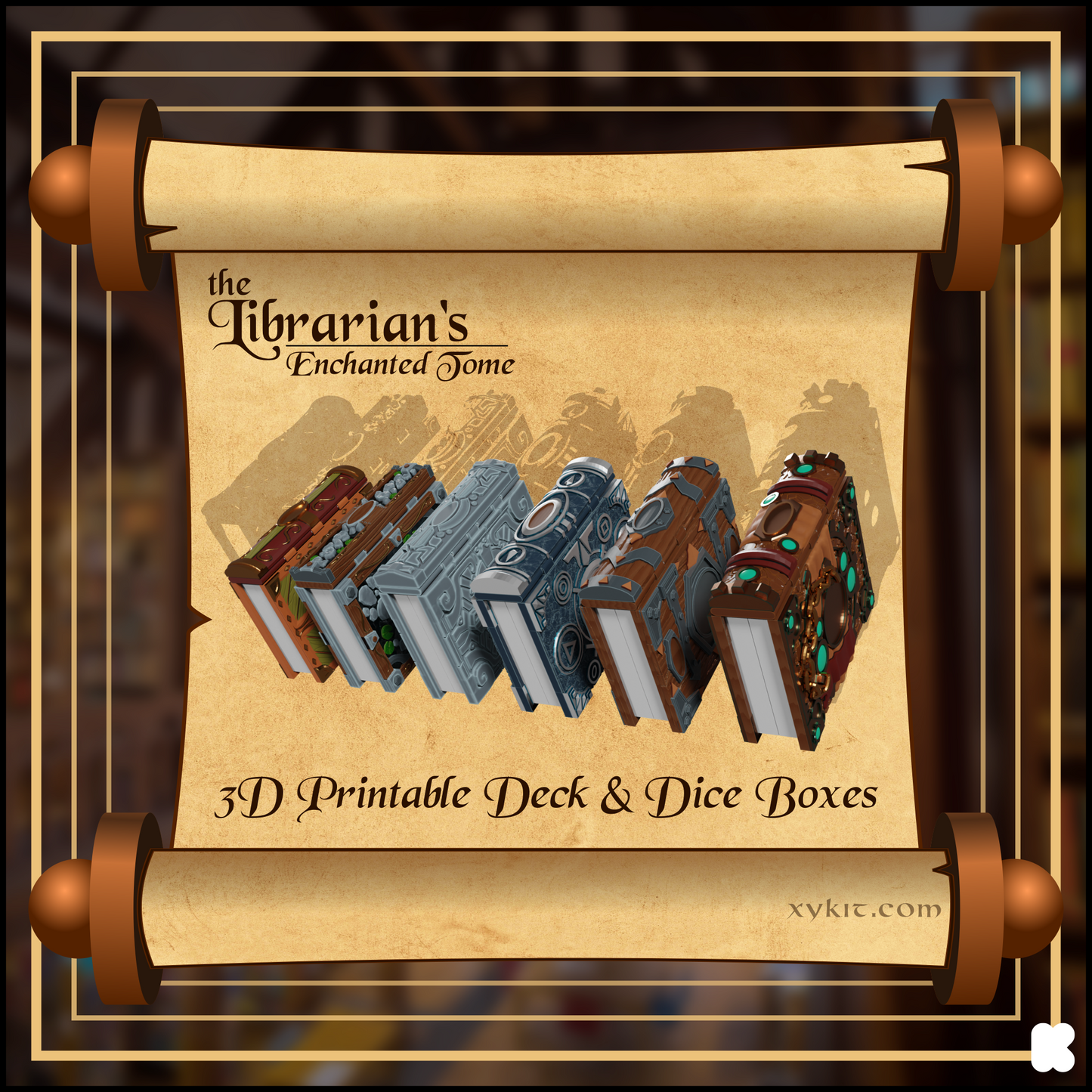 Librarian's 1 & 2 Complete Bundle - 3D Print 3MF & STL Files