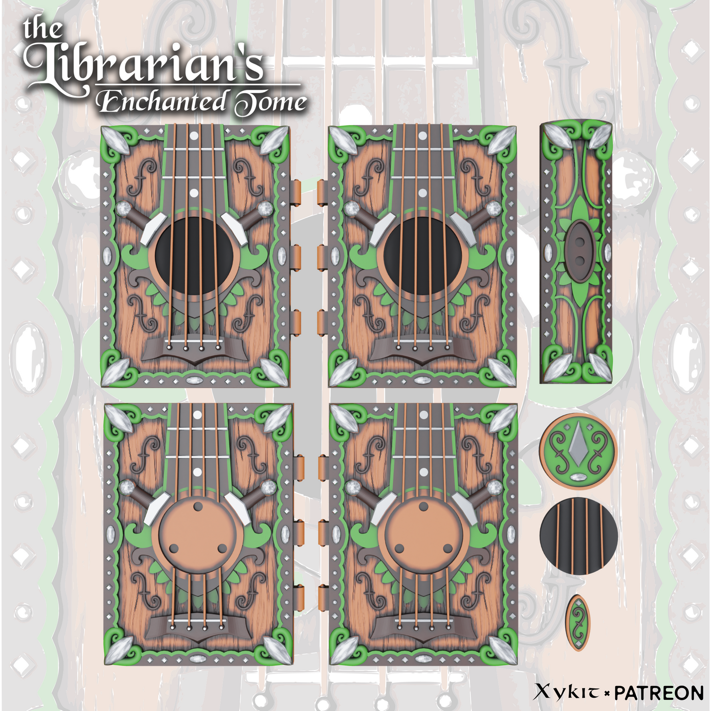 Bard Tome set of 3 - 3D Printing Files