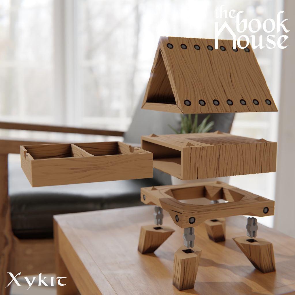 The Book House - 3D printable files – Xykit