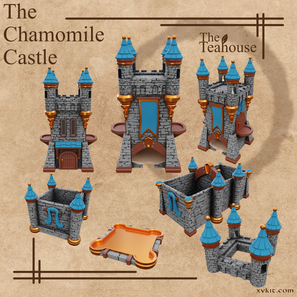 6 Teahouses Bundle - 3D Print Files