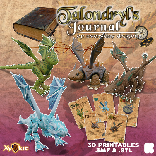 All-In Bundle - Talondryl's Dragons - 3D printing files