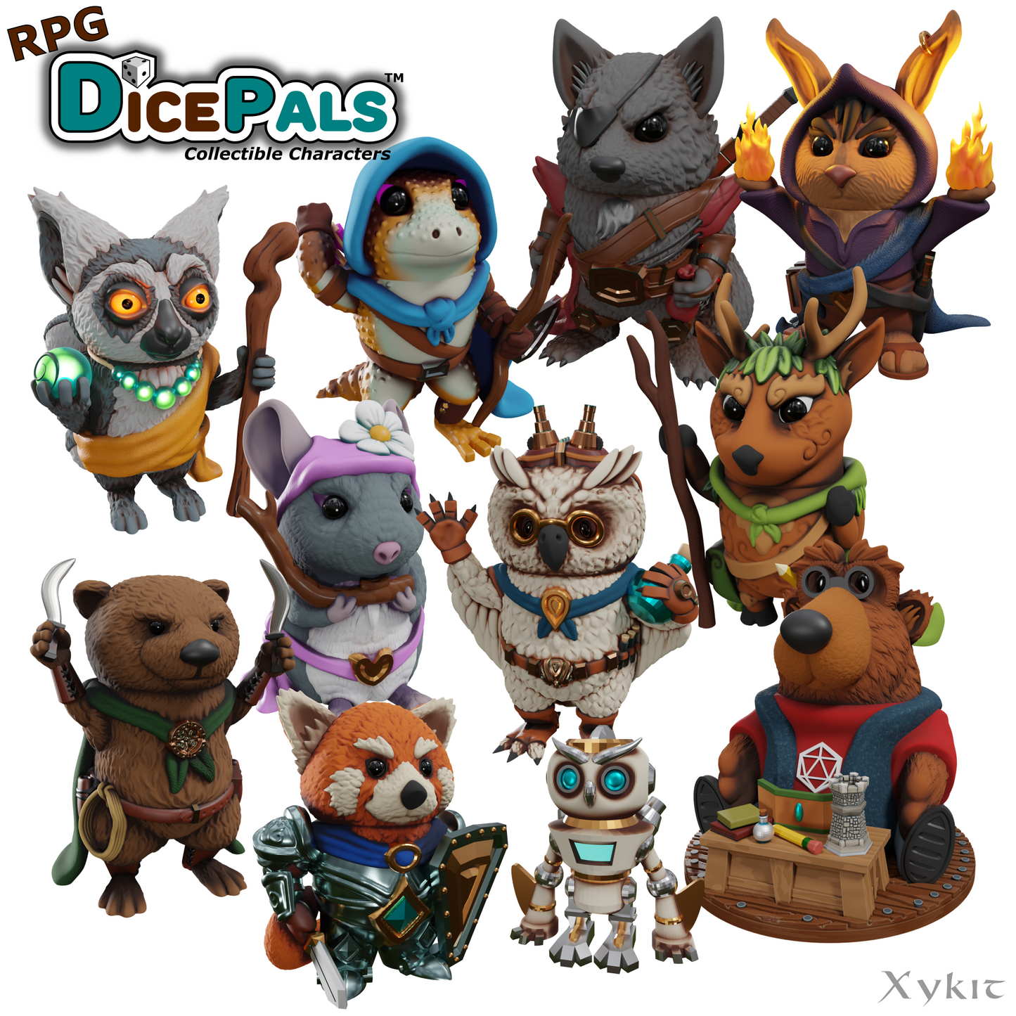 RPG Dice Pal "Bundle" - 3D Print File