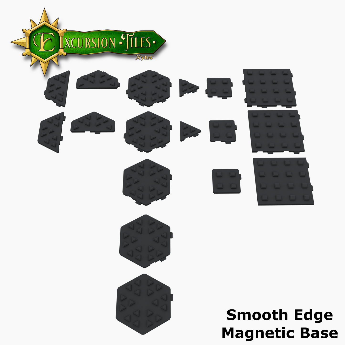 Smooth Edge - MAGNETIC - Base Grids for Excursion Tiles