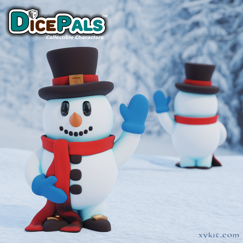 Snowman Dice Pal - 3D Print File