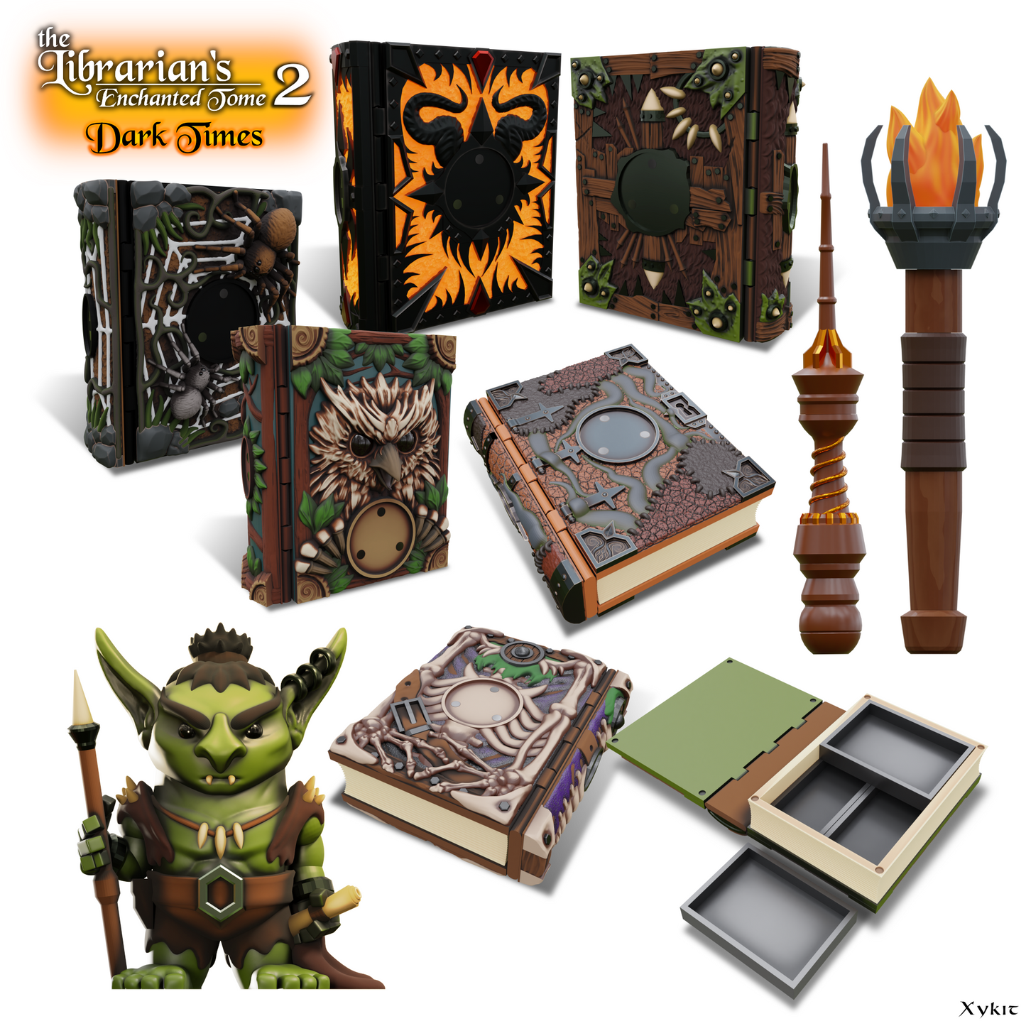 Librarian's 1 & 2 Complete Bundle - 3D Print 3MF & STL Files
