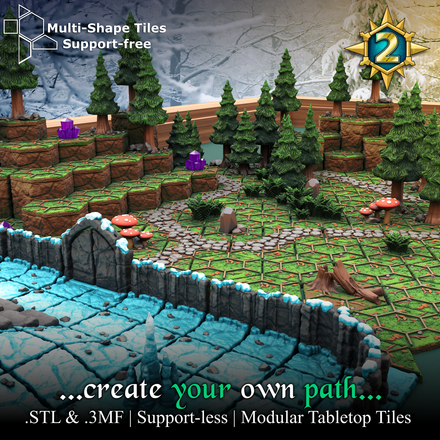 Excursion Tiles 2 - Dovetail Base