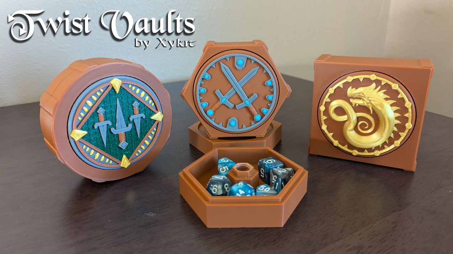 Twist Vaults - 3D printing files