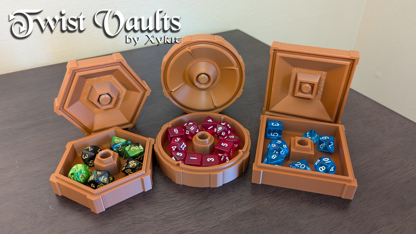 Twist Vaults - 3D printing files