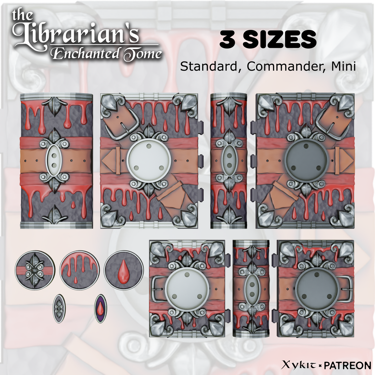 Blood Hunter Tome set of 3 - 3D Printing Files