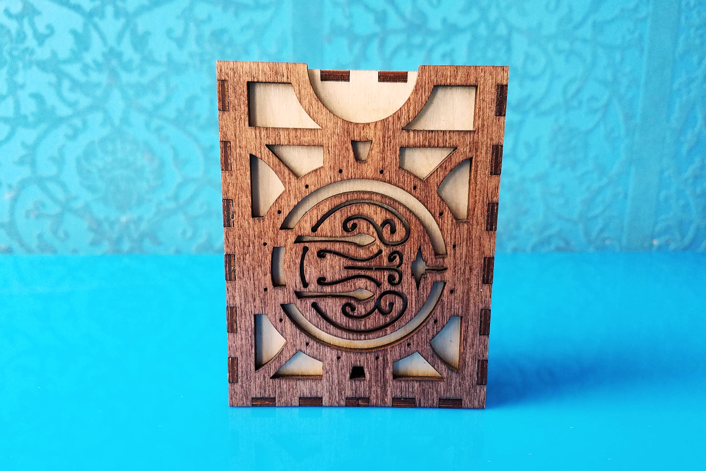 Laser Cut - Halfing Deck Box - Sleeved and Un-sleeved - Vector Files (Digital Download)