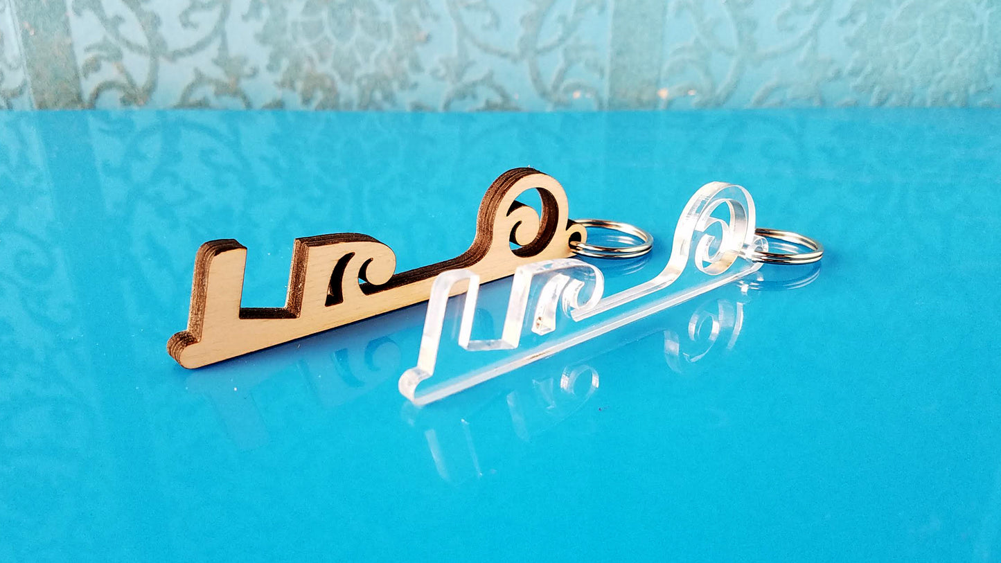 FREE Vintage Key-chain Cell Phone Holder - SVG and STL (Digital Download)