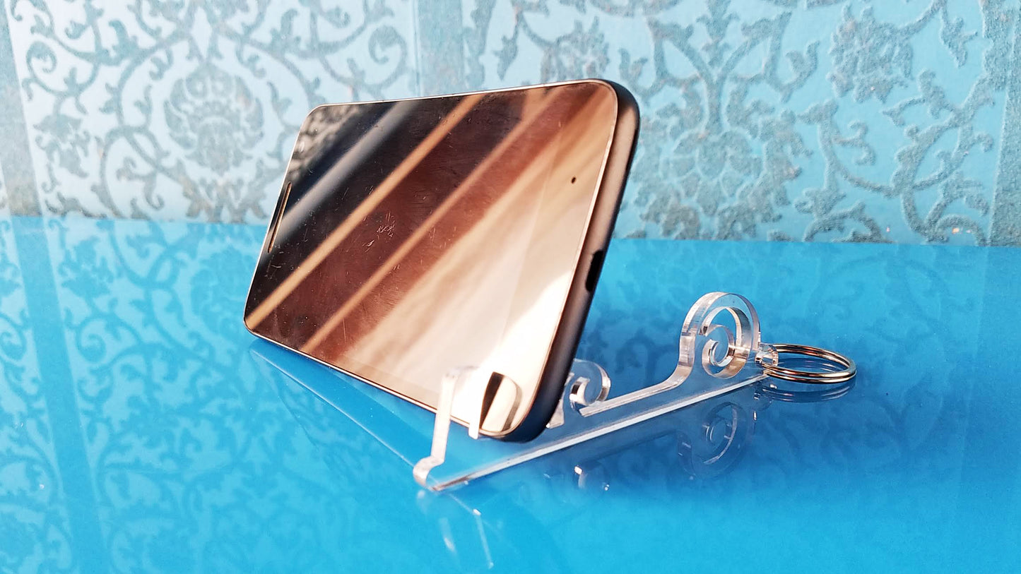FREE Vintage Key-chain Cell Phone Holder - SVG and STL (Digital Download)