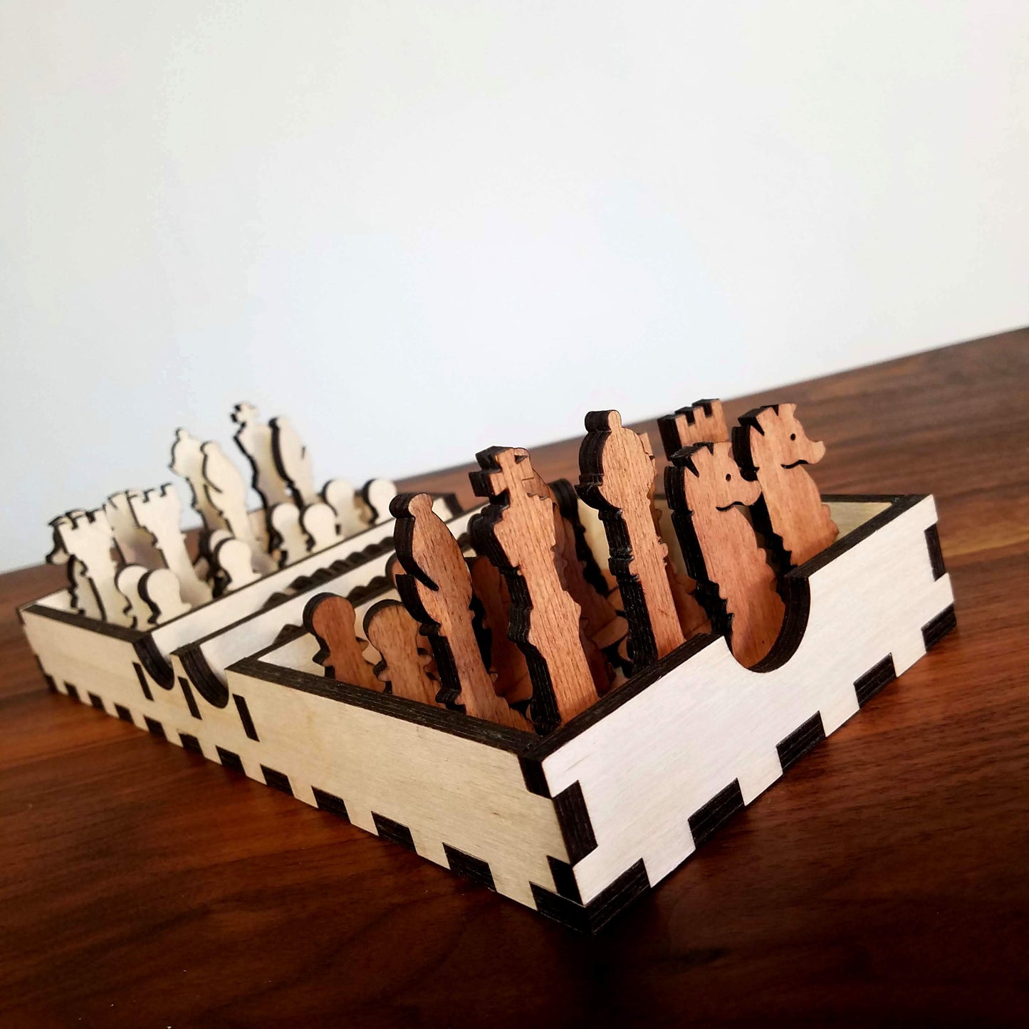 Classic Chess and Checkers set with Box - DIY Project (Digital Download)