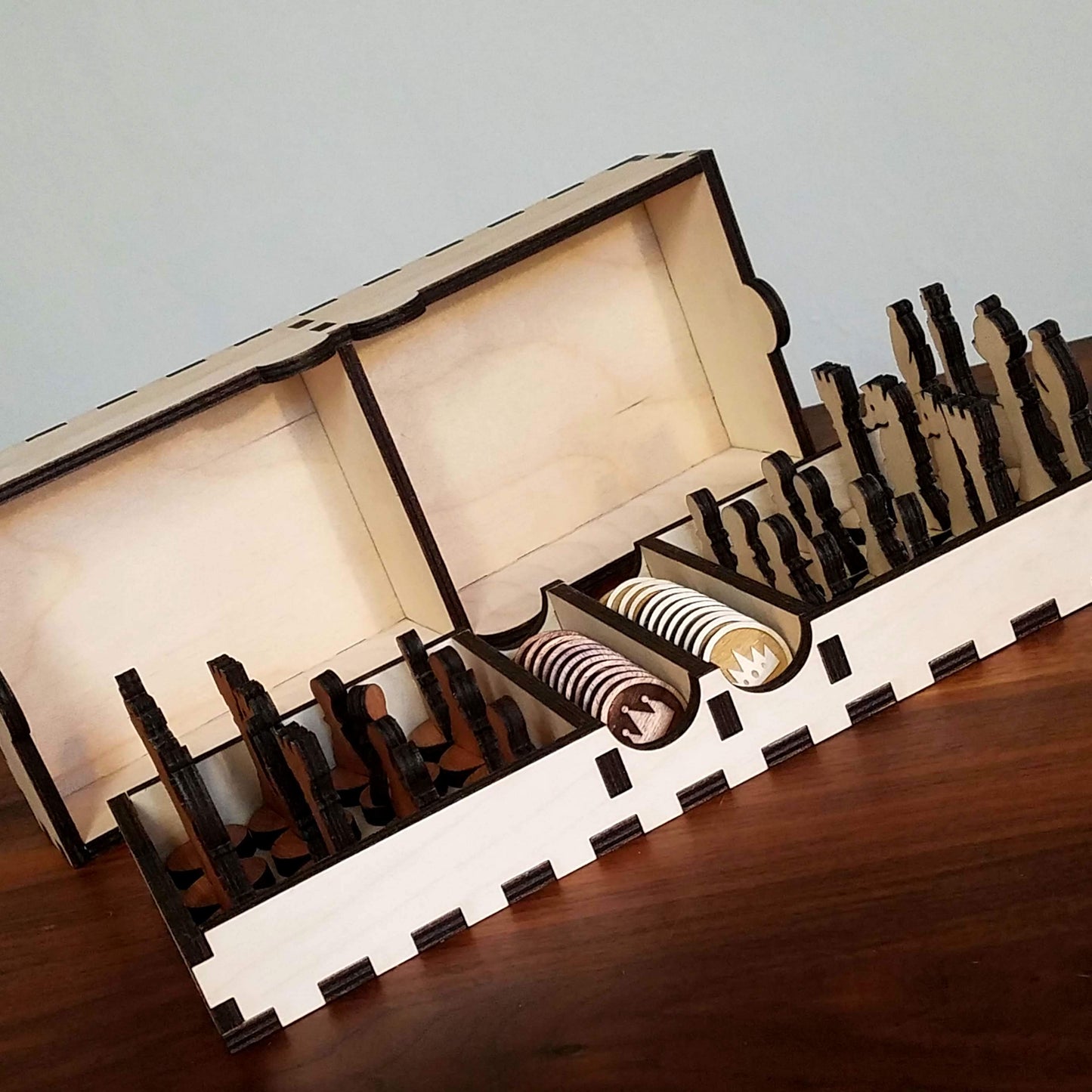 Classic Chess and Checkers set with Box - DIY Project (Digital Download)