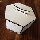 Laser Cut - 8" Hexagon Shelves and Box (Digital Download)
