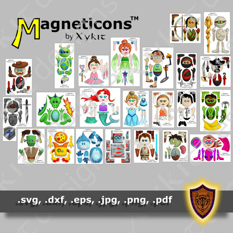 The Whole Pack - Magneticon Character Pack - Digital Download