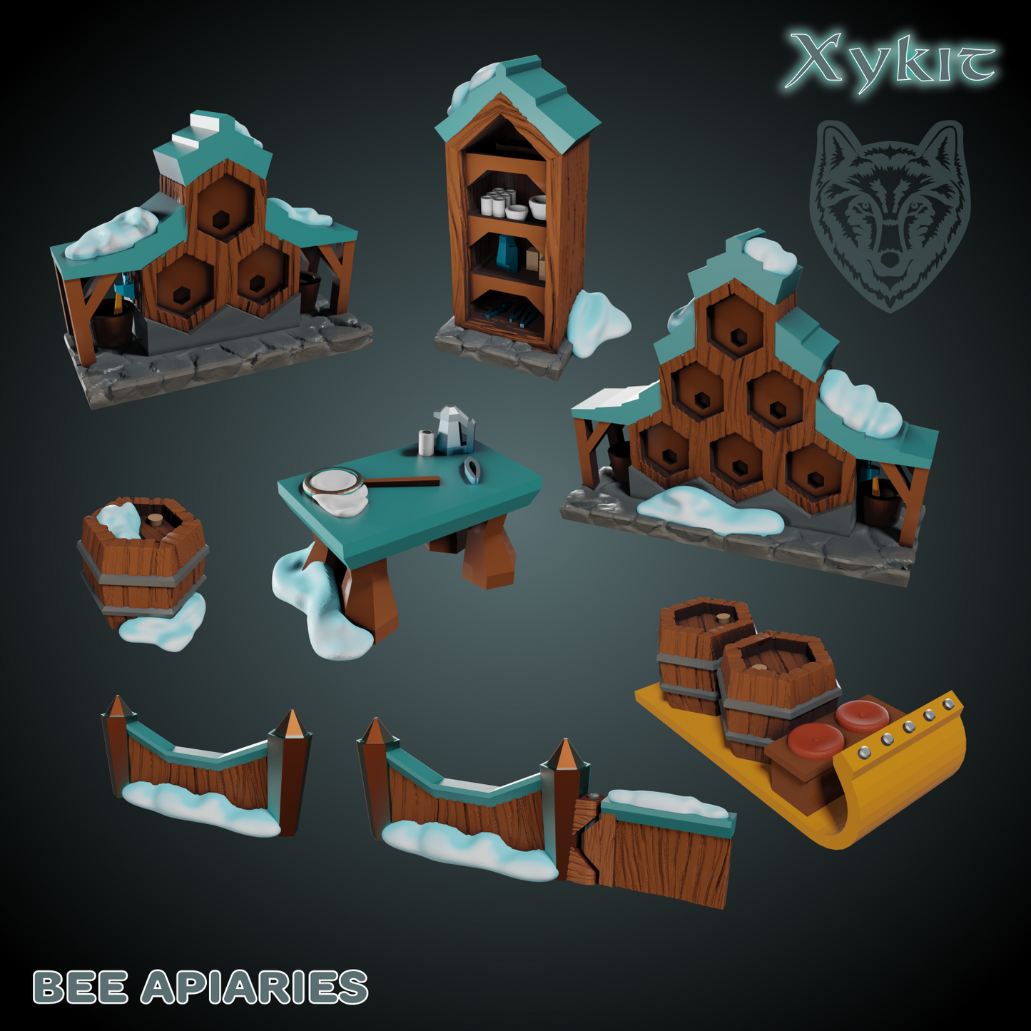 ADD-ON Bee Apiaries - Blizzard Bluffs - 3D print files