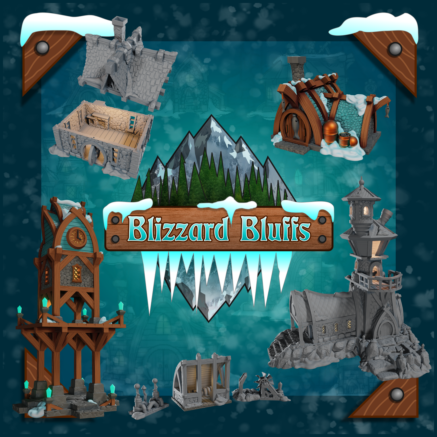 3d printable terrain and buildings for your tabletop games