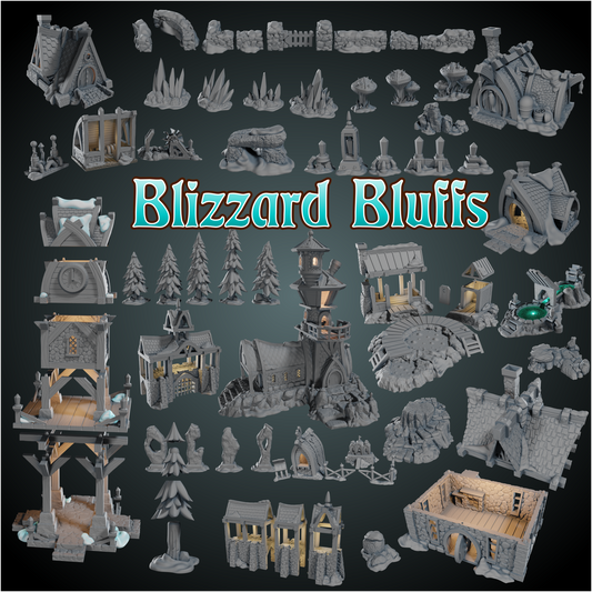 3d printable stl file buildings and terrain for tabletop skirmish, rpg, board games, wargame, 28mm 32mm scale