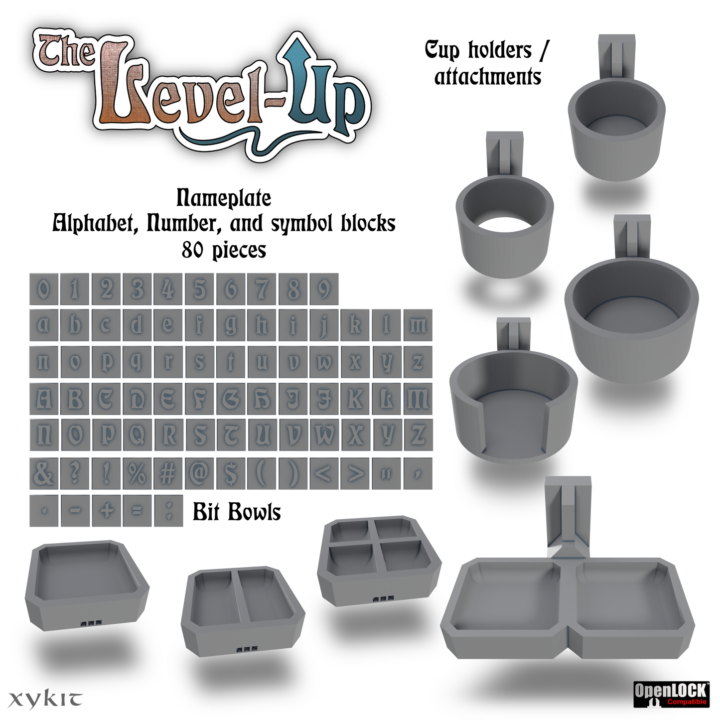 Tabletop Clamp System - 3D print files