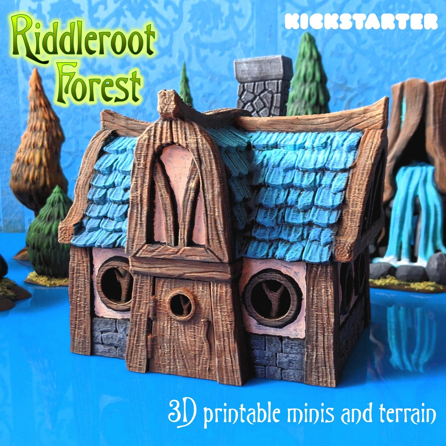 3d printer file for support-free cottage