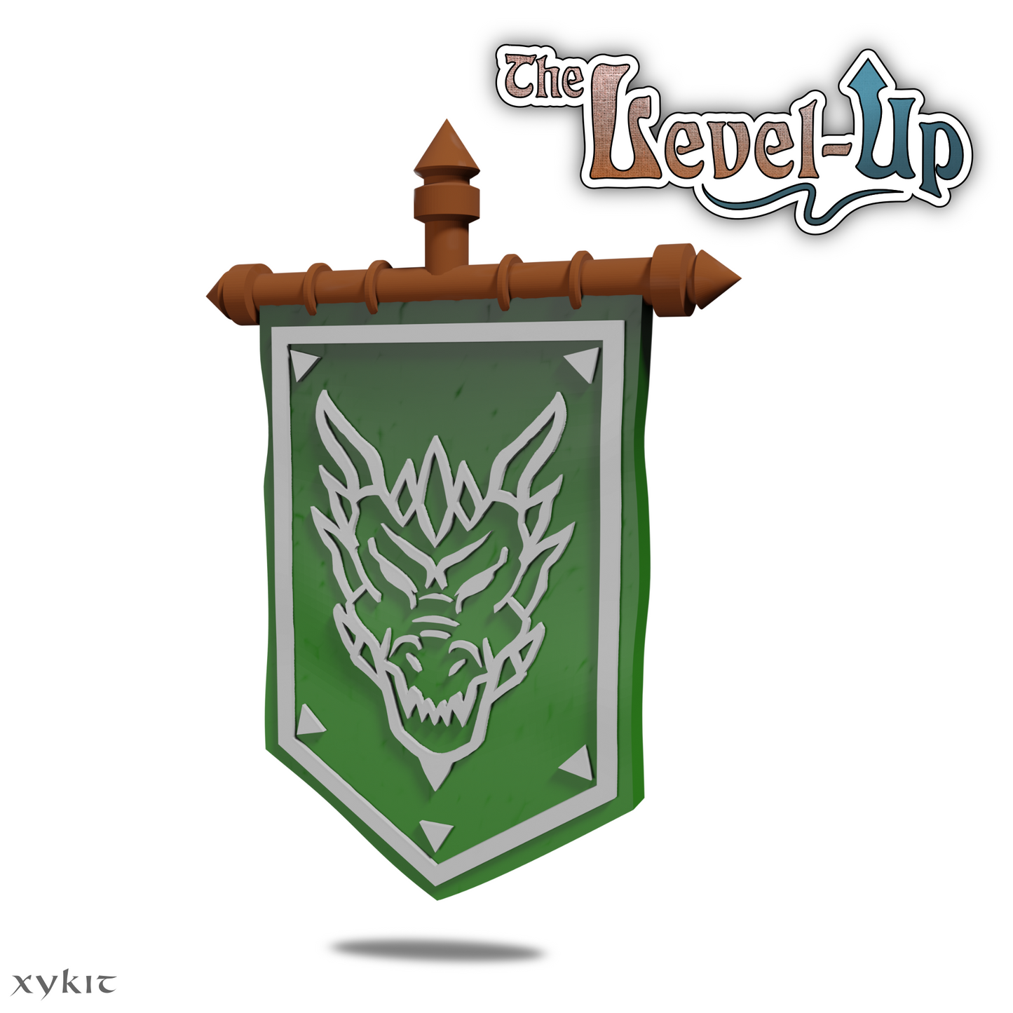 Dragon Banner Wall Art - 3D print files