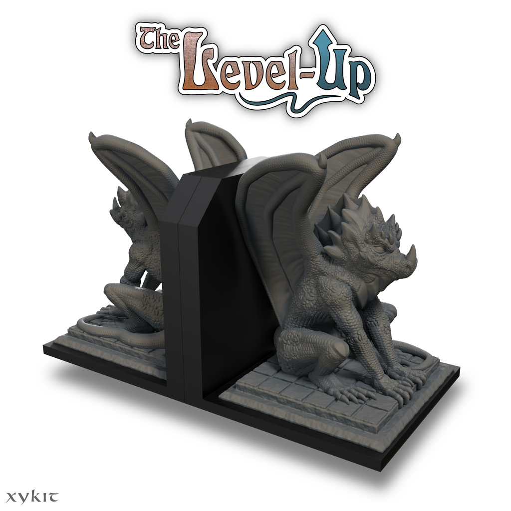 Dragon Gargoyle Bookend 3D Print Files Xykit dragon-gargoyle-bookend-3d-print-files-xykit