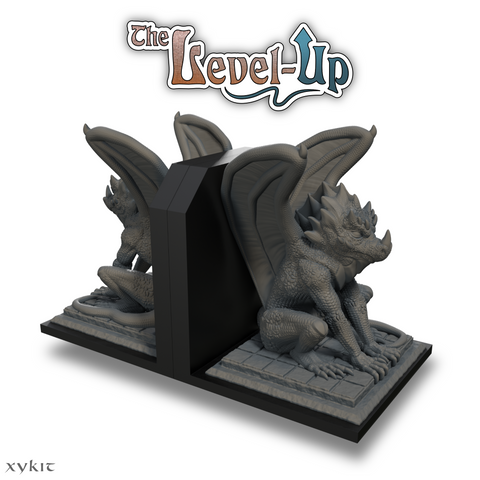 Dragon Gargoyle Bookend - 3D print files