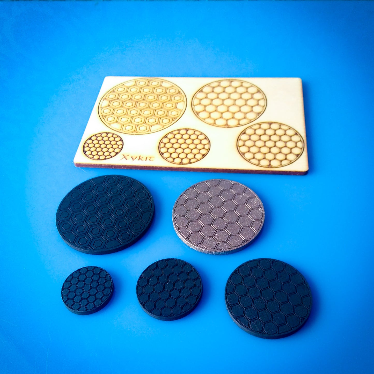 Laser Cut - Miniature Bases 25mm, 32mm, 40mm, 50mm, and 60mm (Digital Download)