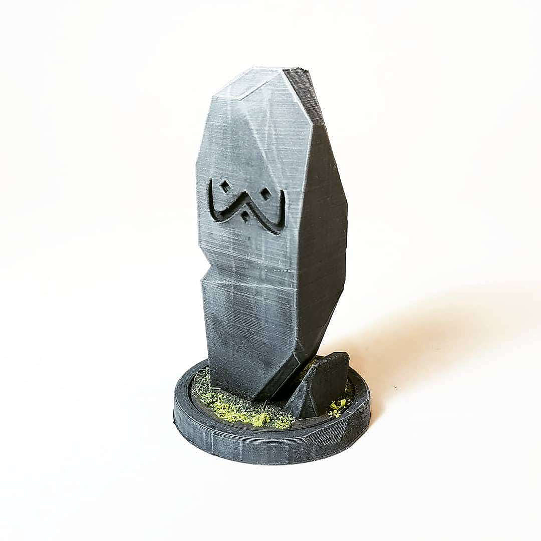 3d Printed Stone Circle Meeting Place- Compass - Scatter Terrain (.stl file)
