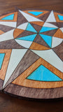 Mosaic Compass Wall Art Puzzle - (Digital Download)