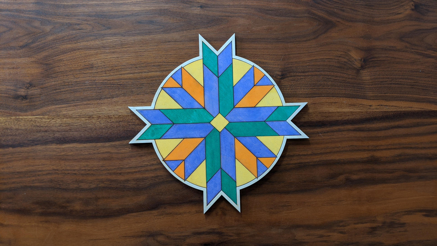 Geometric Mosaic - Wall Art Puzzle - (Digital Download)