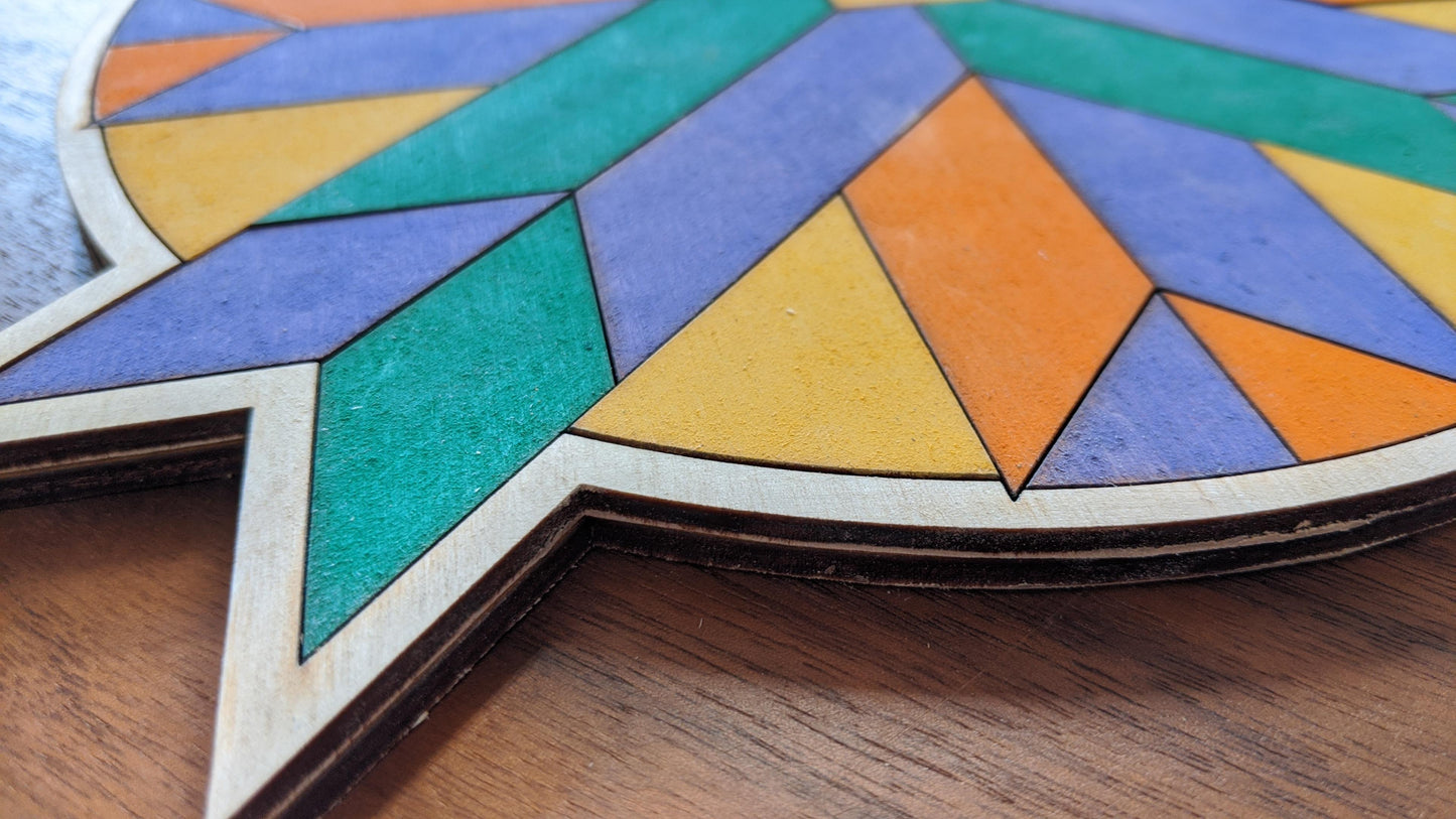 Geometric Mosaic - Wall Art Puzzle - (Digital Download)