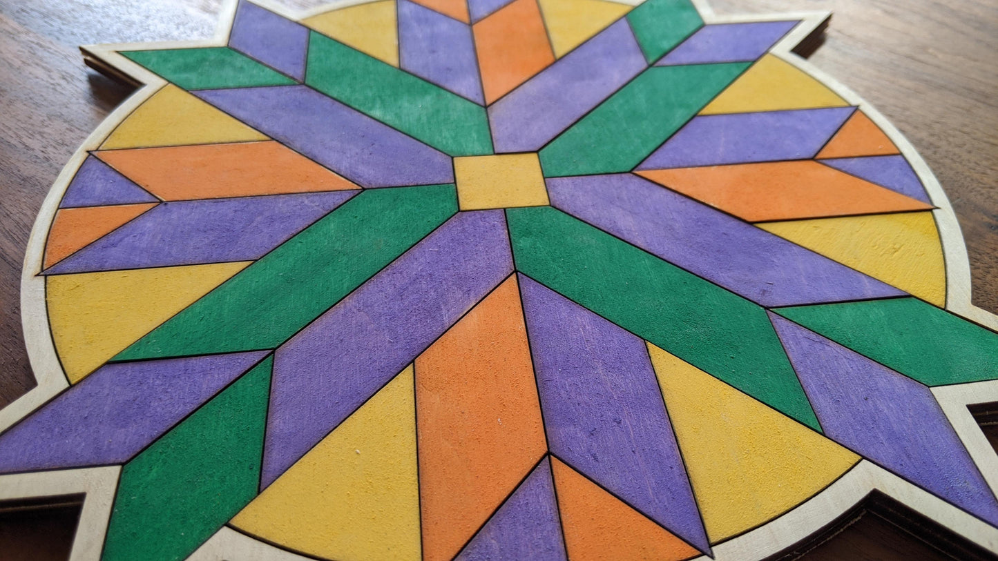 Geometric Mosaic - Wall Art Puzzle - (Digital Download)