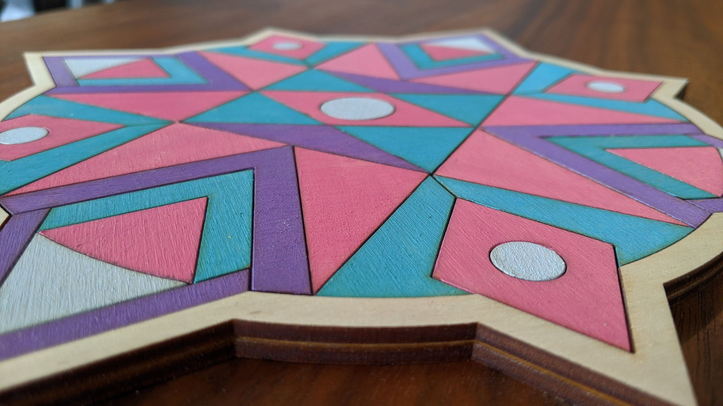 Mosaic Tile Puzzle - Wall Art - (Digital Download)
