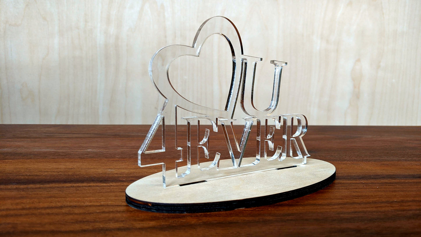Love You Table Signs - 3 Designs - 3mm and 6mm (digital download)