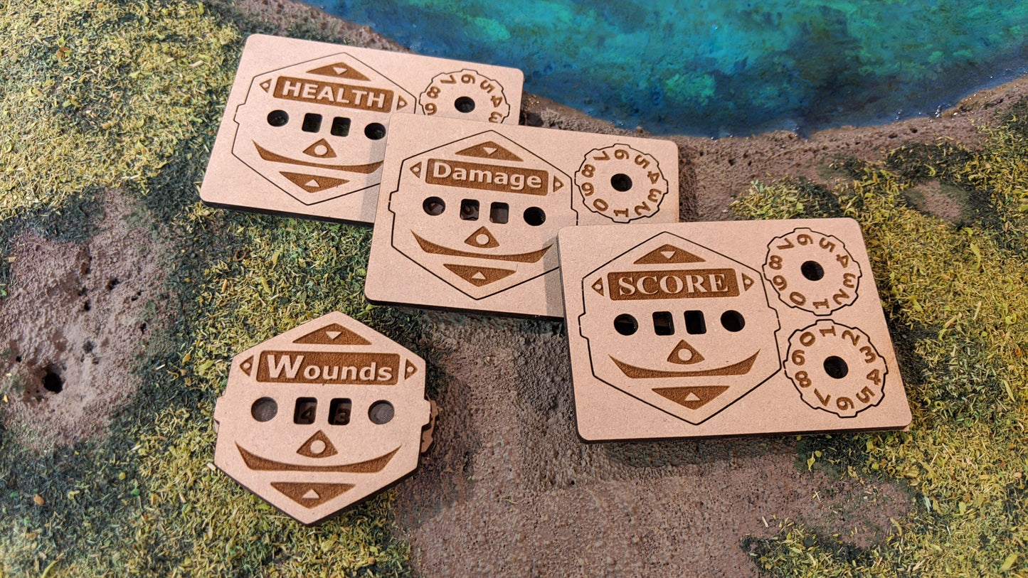 Wound, Health, Score Tracker Designs (digital download)