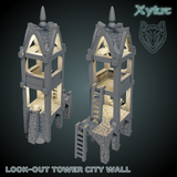 Look-Out Tower City Wall - Blizzard Bluffs - 3D print files