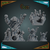 Ooze Elemental - Dice Tower, Tray and Miniature - 3D print files
