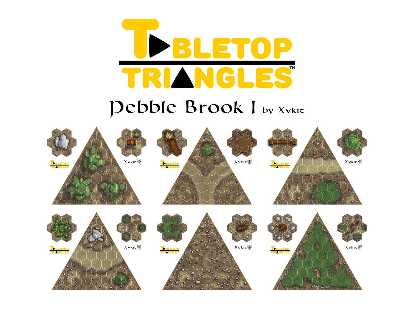 Pebble Brook, BIG 21 Triangles (Starter) Pack - Digital Download