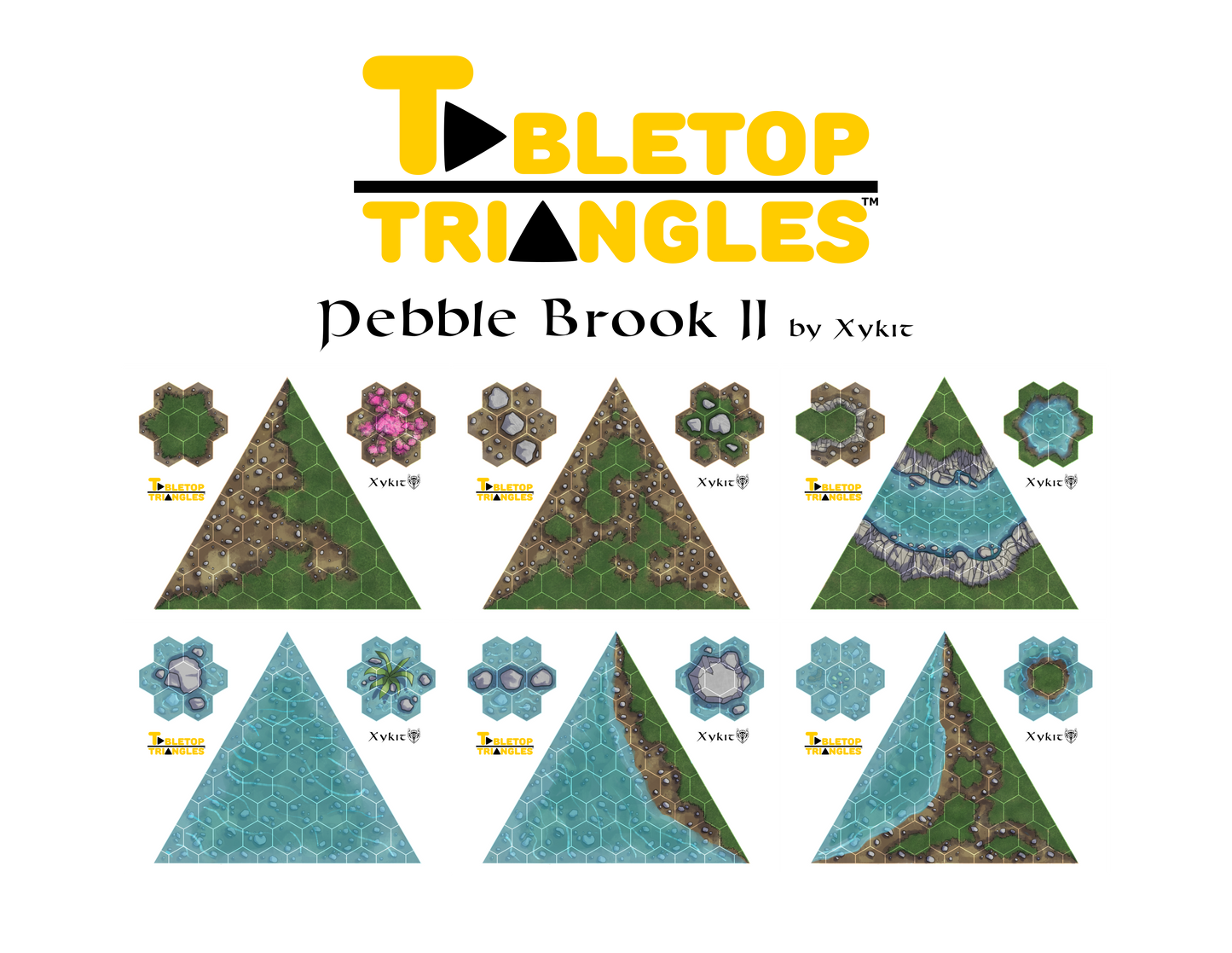 Pebble Brook, BIG 21 Triangles (Starter) Pack - Digital Download