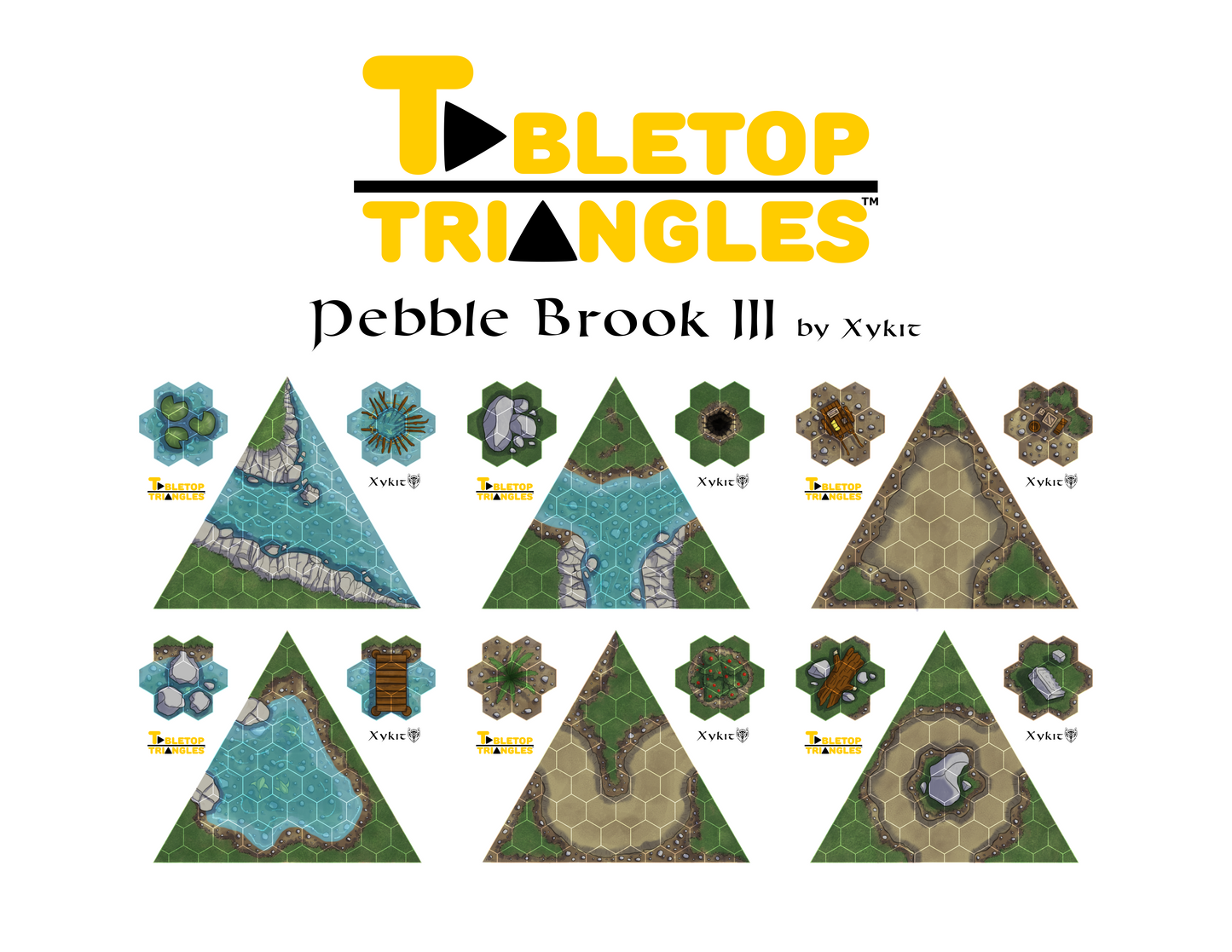 Pebble Brook, BIG 21 Triangles (Starter) Pack - Digital Download