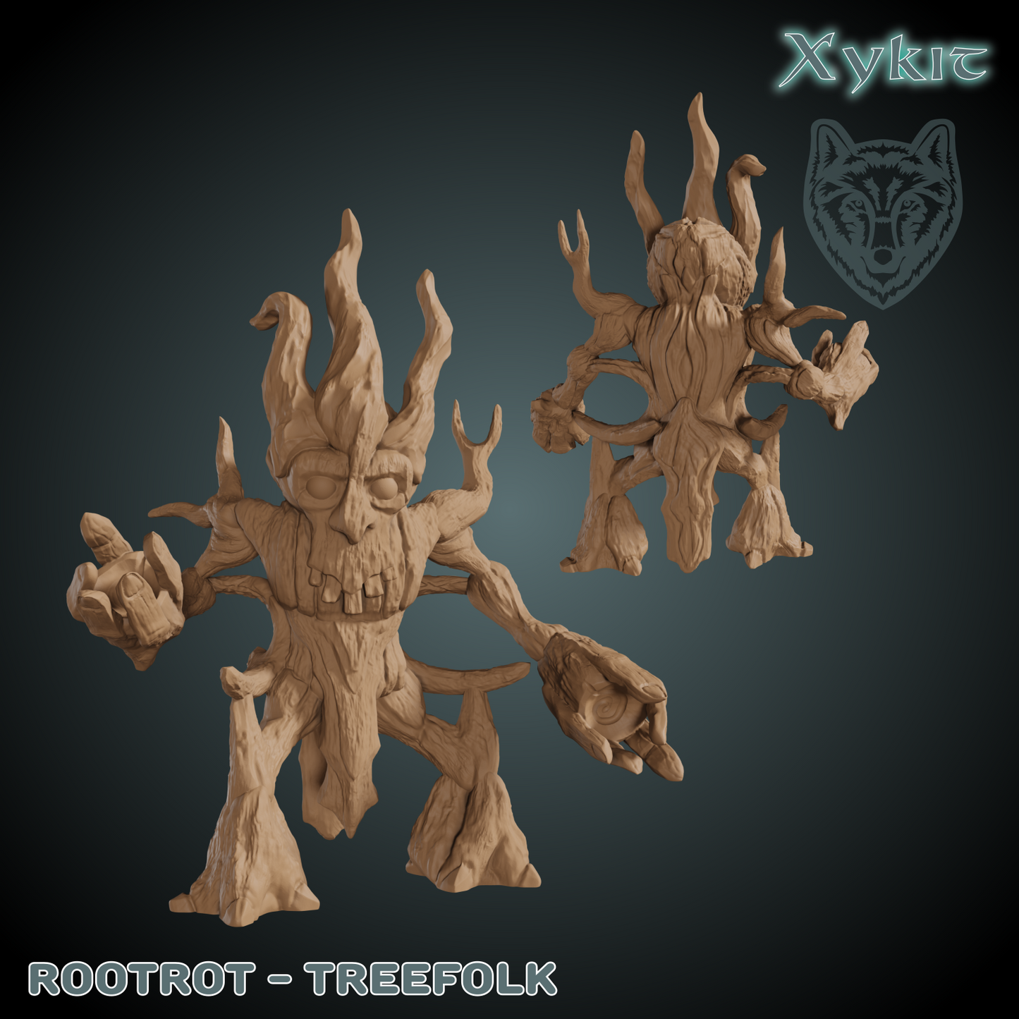 Rootrot Treefolk Pre supported - 3D print files
