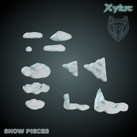 Snow Pieces - Blizzard Bluffs - 3D print files