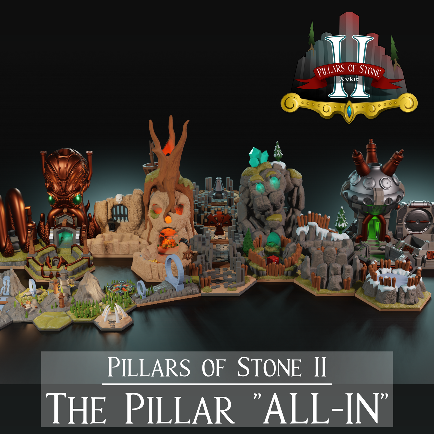 themed 3d printable tabletop board game accessories