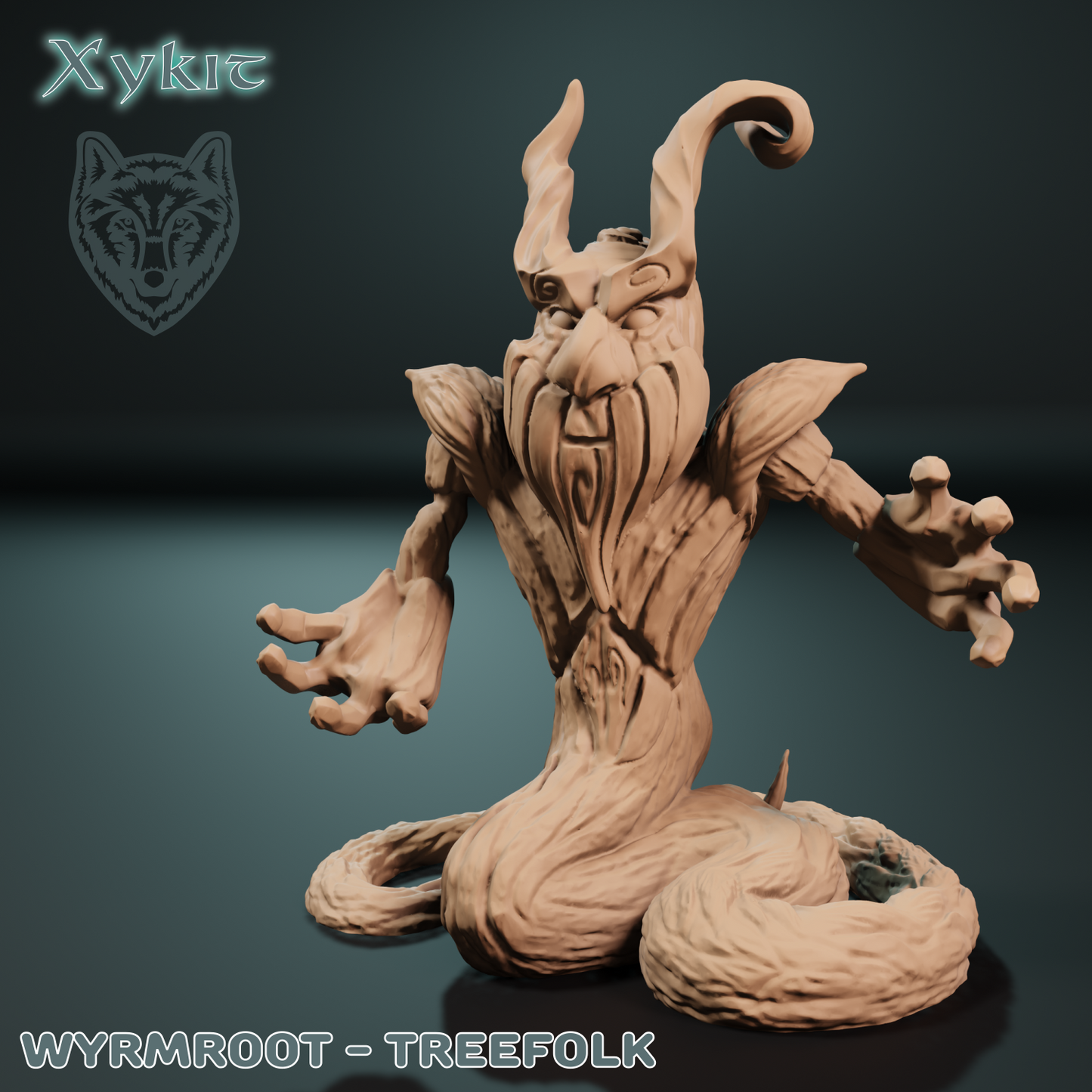 Wyrmroot Treefolk - Pre supported - 3D print files