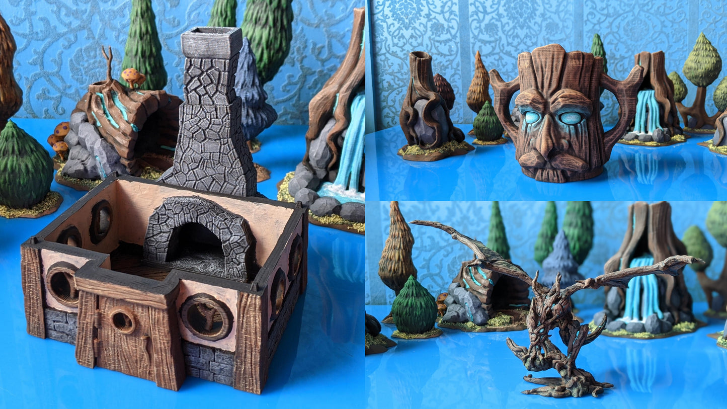 fantasy forest 3d printing stl file download