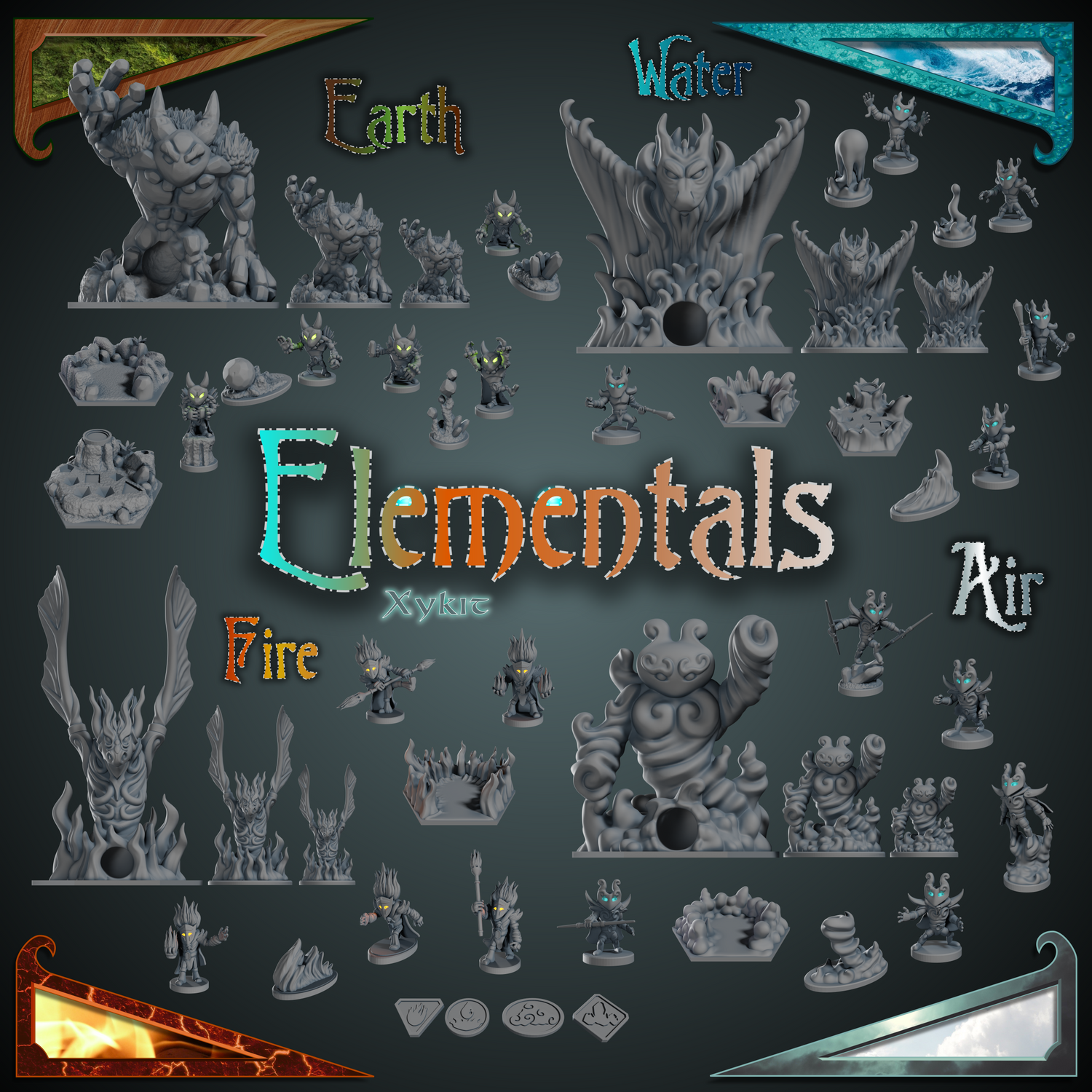 Pillars of Stone: ELEMENTALS