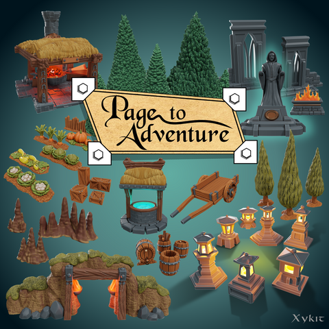 Page to Adventure - Tabletop Terrain