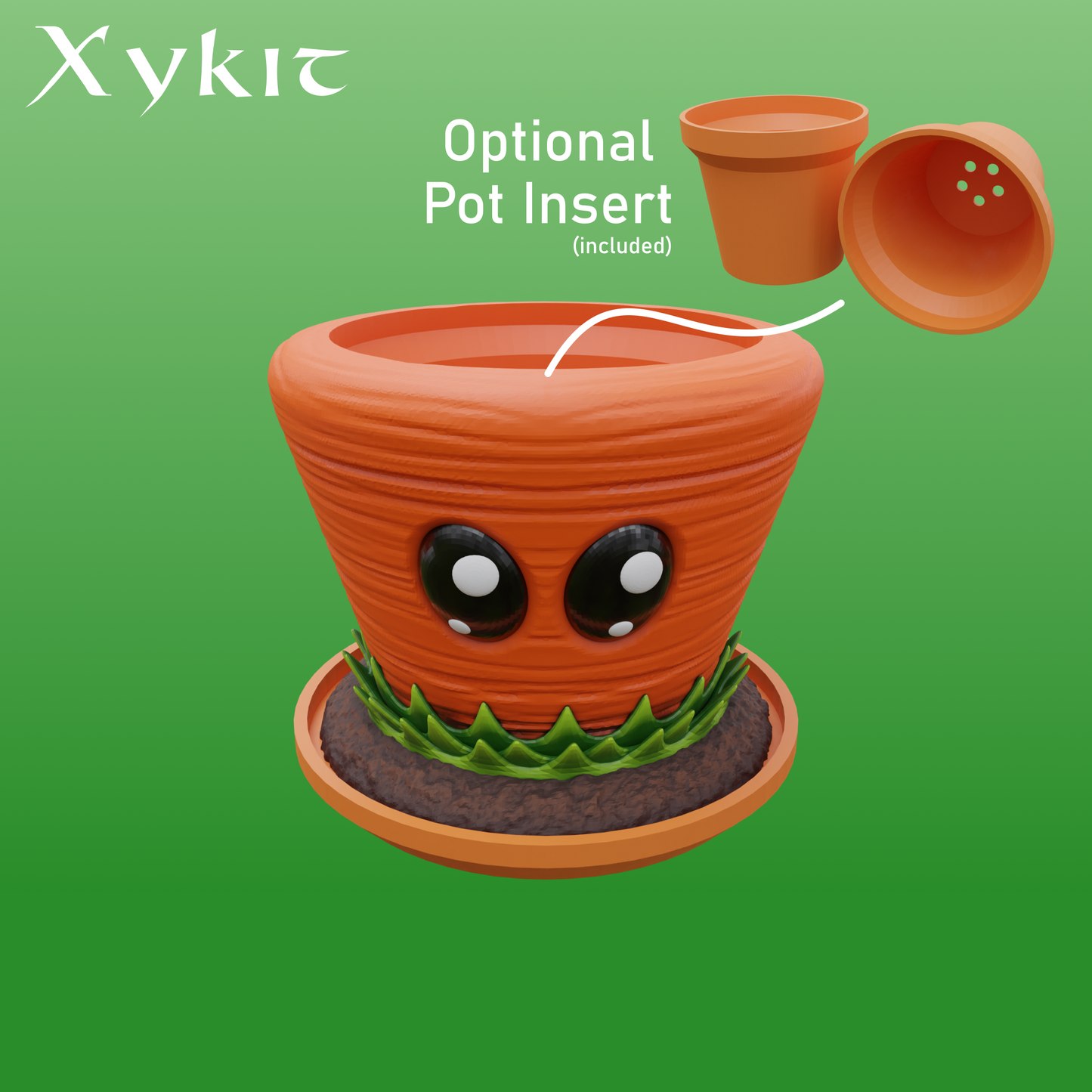 Carrot Face Planter - 3D printing files